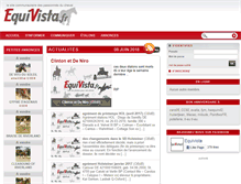 Tablet Screenshot of equivista.fr